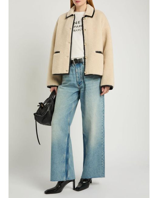 Anine Bing Natural Camden Teddy Jacket