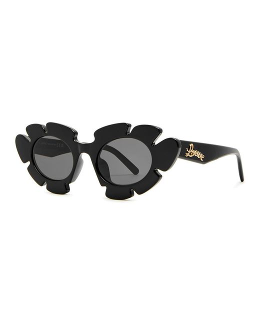 Loewe Black X Paula's Ibiza Cat-eye Sunglasses