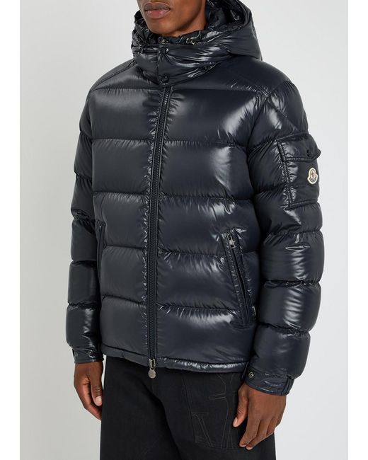 Moncler Black Maya Padded Shell Jacket for men