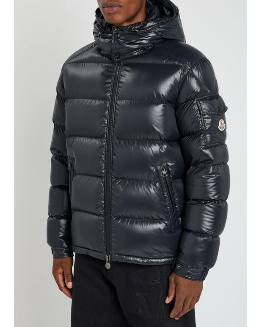 Moncler Black Maya Padded Shell Jacket for men