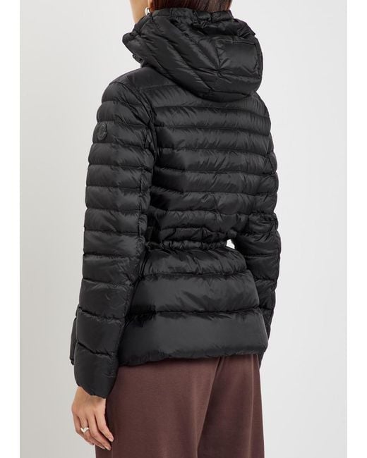 Moncler Black Raies Hooded Padded Nylon Jacket