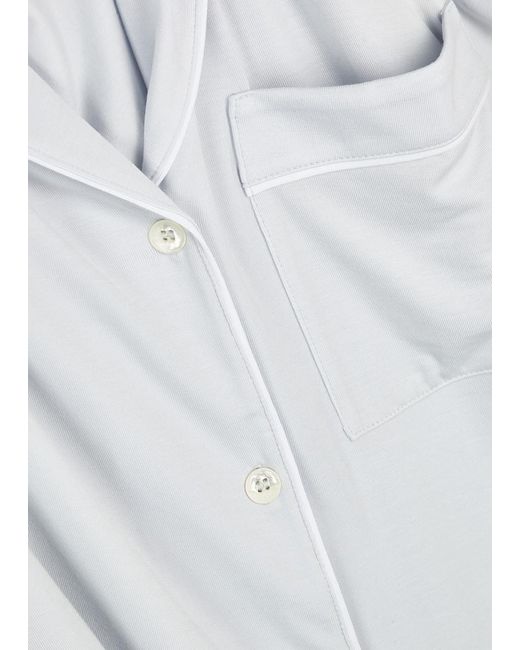 Eberjey White Gisele Jersey Pyjama Set