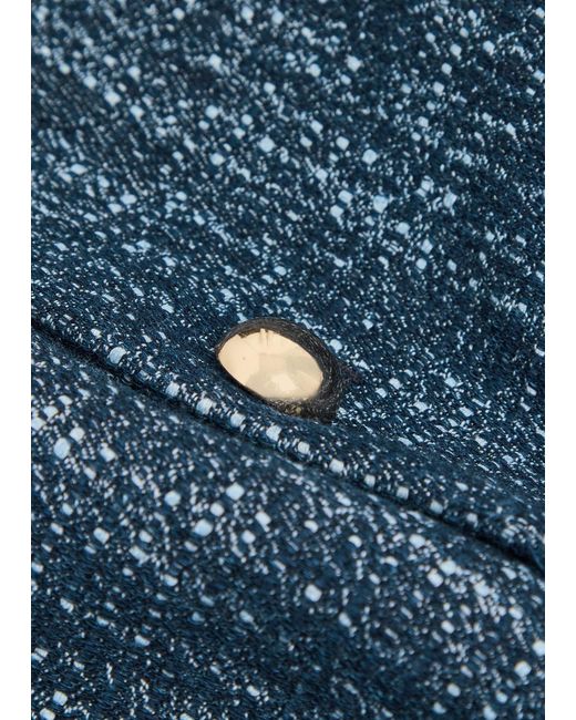 FRAME Blue The Tweed Jacket