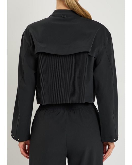 Nike Black 24.7 Perfectstretch Dri-Fit Cropped Jacket