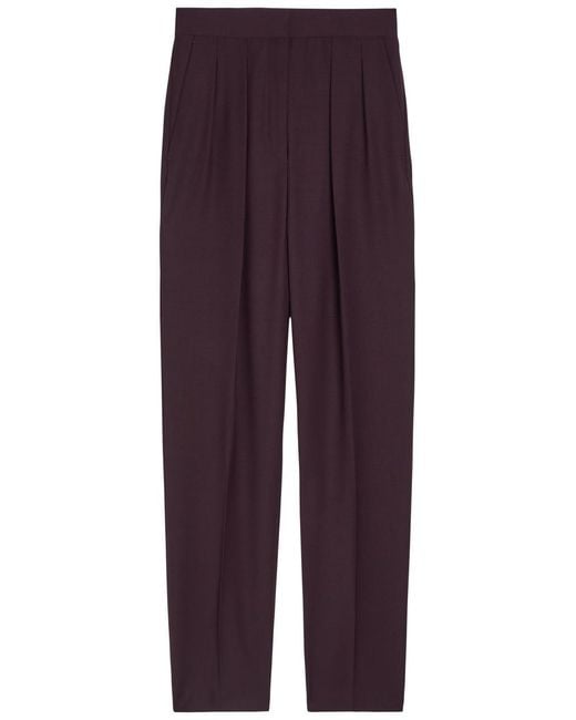 Roksanda Purple Ragosta Wool Trousers