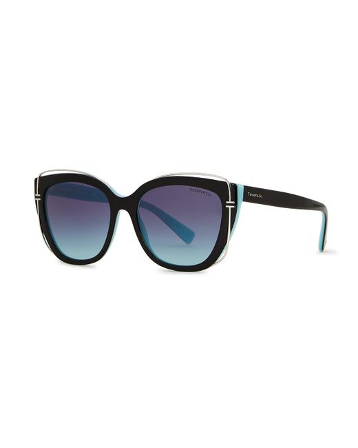 Tiffany & Co Black Cat-eye Sunglasses