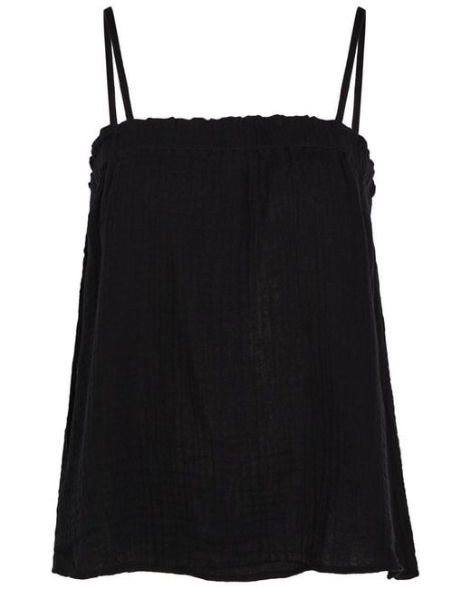 Eileen Fisher Black Cotton Cami Top