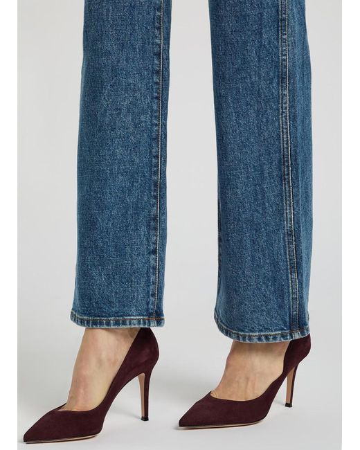Gianvito Rossi Brown Gianvito 85 Suede Pumps