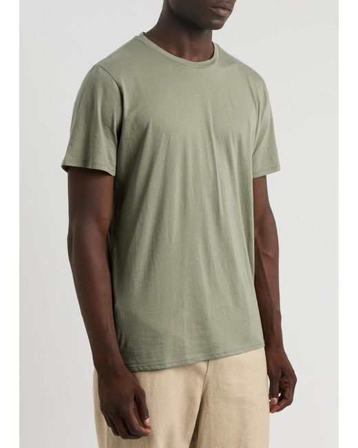 Rag & Bone Green Zero Gravity Cotton T-Shirt for men