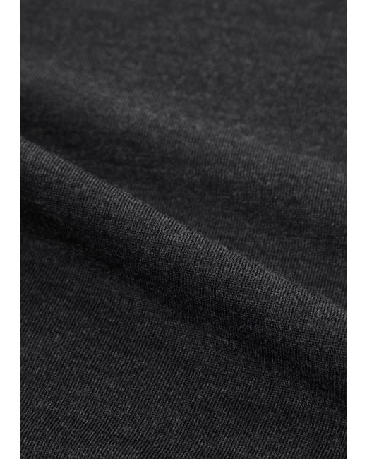 Rohe Black Oversized Merino Wool T-Shirt