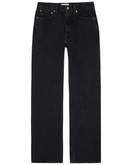 Agolde Blue Leena Flared-Leg Jeans