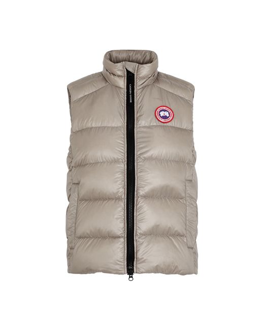 Canada Goose Gray Cypress Quilted Feather-Light Shell Gilet, , Gilet
