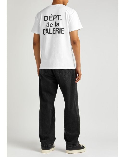 GALLERY DEPT. White Logo-print Cotton T-shirt for men
