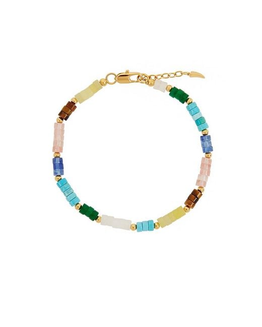 Missoma Metallic 18Kt-Plated Beaded Bracelet