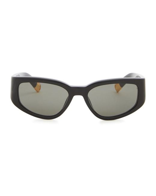 Linda Farrow Black Jacquemus X Gala Cat-eye Sunglasses