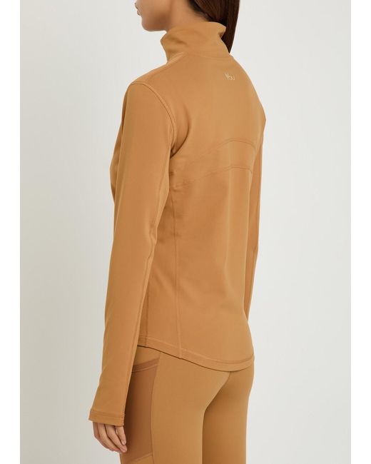 Now You Live Brown Clayton Stretch-Jersey Jacket