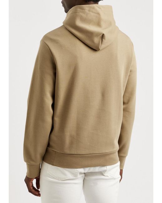 Polo Ralph Lauren Natural Logo Hooded Jersey Sweatshirt for men