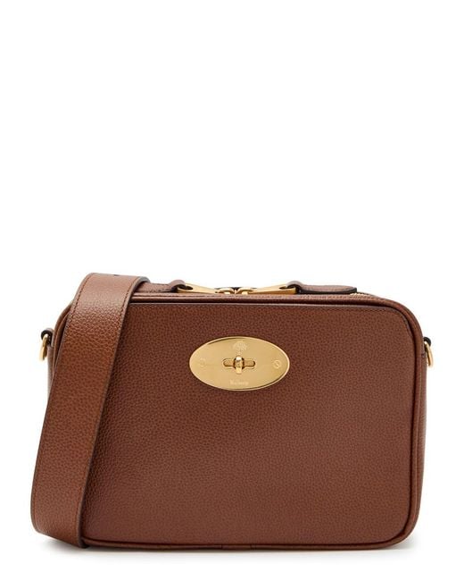 Mulberry Brown Darley Grained Leather Camera Bag
