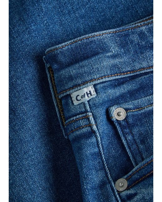 Citizens of Humanity Blue Palma Straight-Leg Jeans