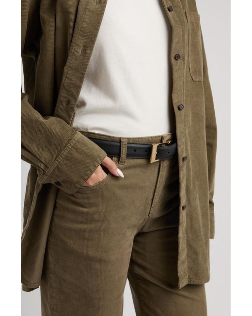 The Row Natural Straight-Leg Corduroy Trousers