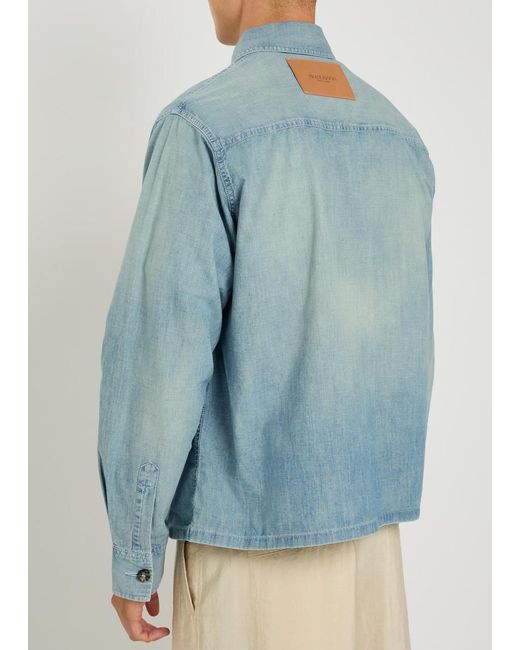 J.W. Anderson Blue Chambray Denim Shirt for men