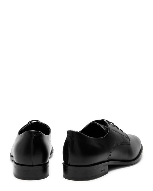 BOSS by HUGO BOSS Colby Leather Derby Shoes in Black for Men | Lyst UK
