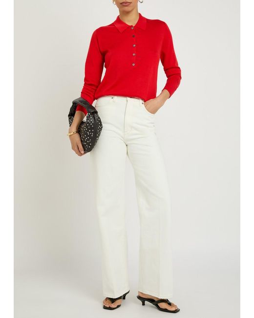 RÙADH White The Quinn Straight-Leg Jeans