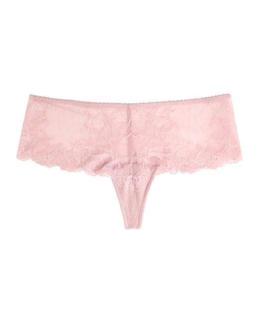 Wacoal Pink Vivid Attraction Lace Thong