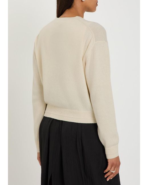 Maria McManus Natural Cashmere-Blend Cardigan
