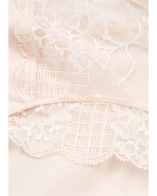 Simone Perele Natural Reve Panelled Lace Briefs