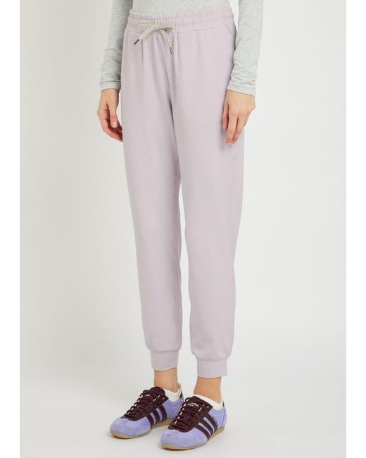 vuori Pink Performance Slubbed-Jersey Sweatpants