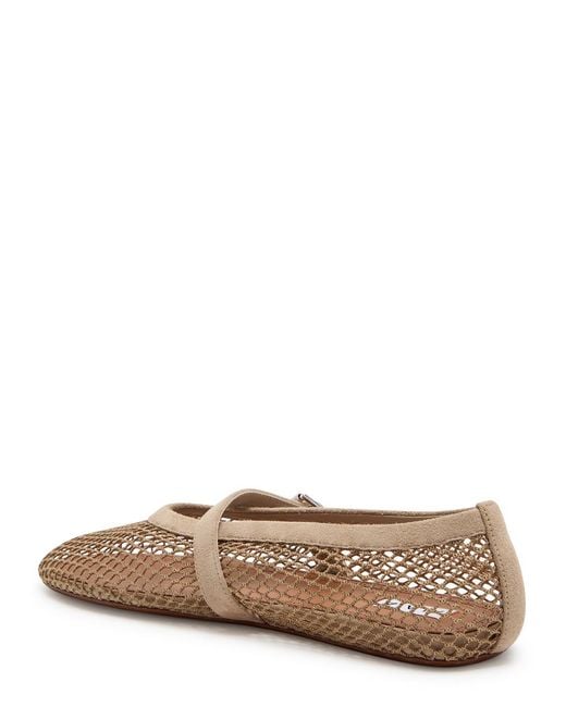 Alaïa Brown Mesh Ballet Flats