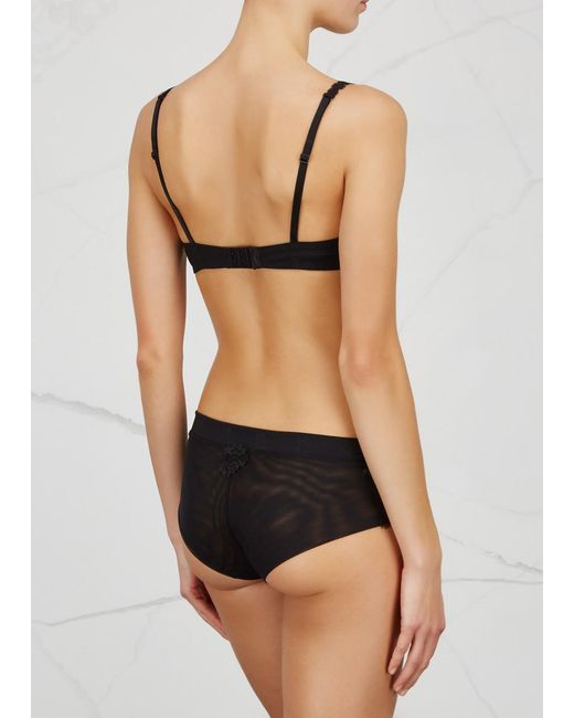 Simone Perele Black Wish Lace Half-Cup Bra
