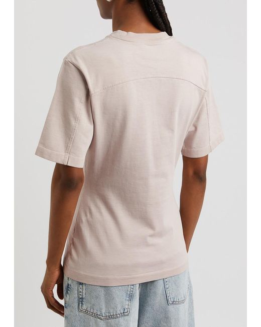 Haikure Pink Kelly Slubbed Cotton T-Shirt