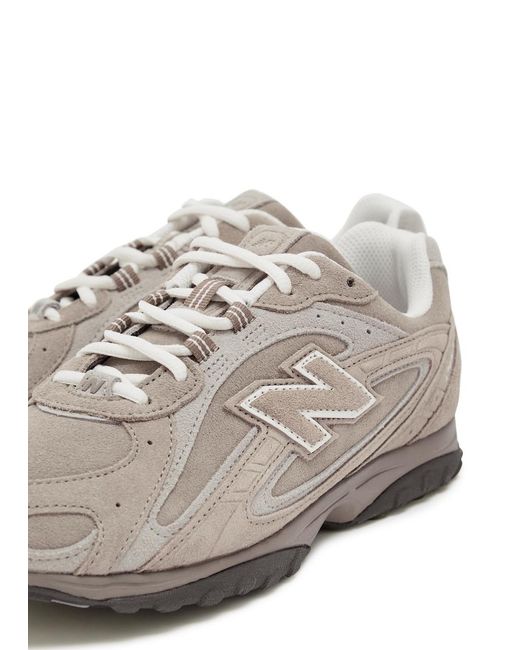 New Balance Brown 204L Panelled Suede Sneakers