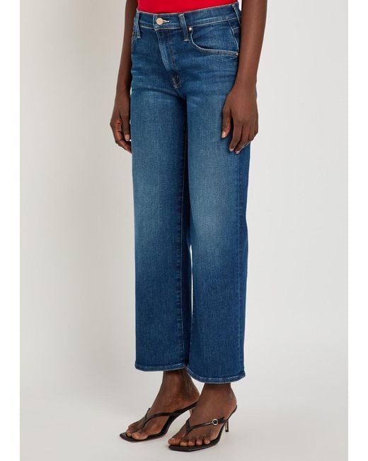 Mother Blue The Mid Rise Rambler Stretch-Denim Jeans