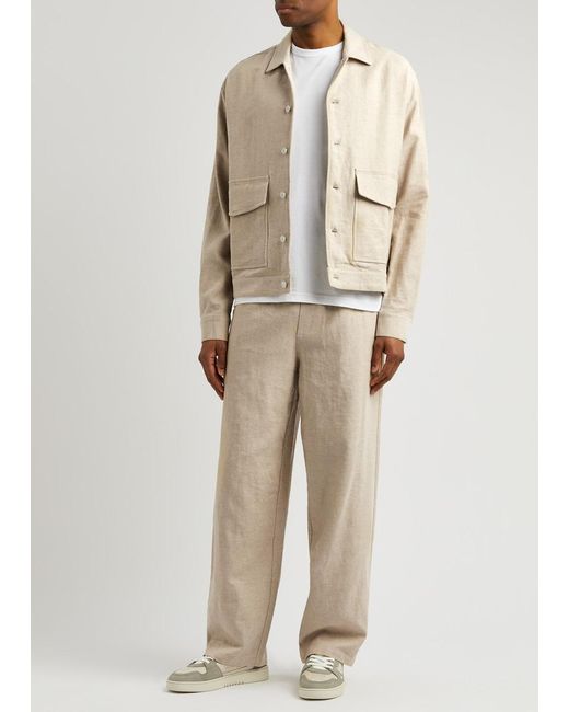 Wax London Natural Mitford Linen-blend Jacket for men