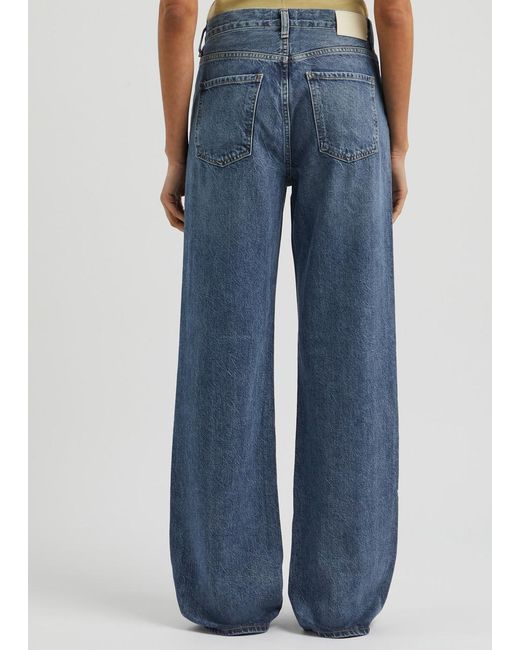 Citizens of Humanity Blue Annina Wide-Leg Jeans