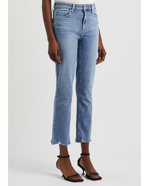 PAIGE Blue Cindy Slim-Leg Jeans
