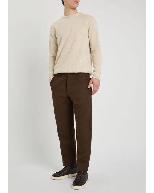 John Smedley Natural Norfolk Cashmere And Wool-Blend Jumper for men