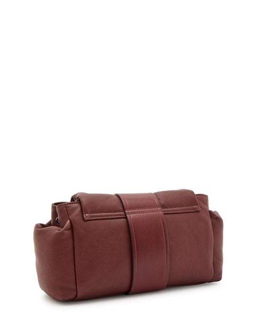 Vivienne Westwood Red Hazel Treasure Leather Shoulder Bag