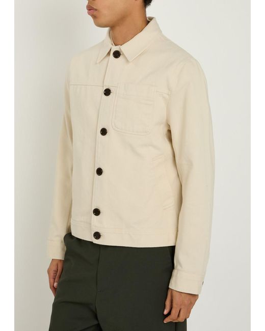 Oliver Spencer Natural Buffalo Denim Jacket for men