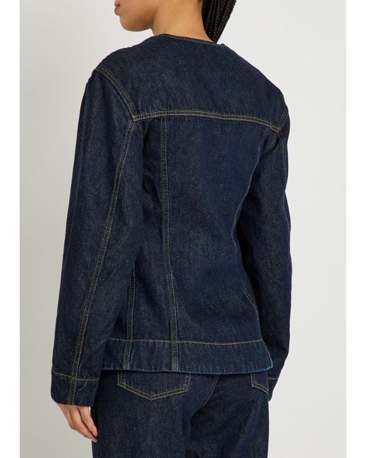 Ganni Blue Panelled Jacket