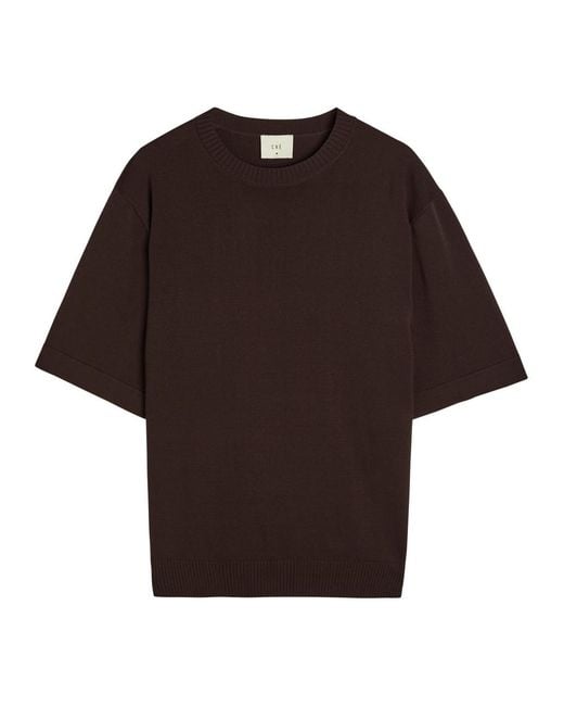 CHE Brown Baller Fine-Knit T-Shirt for men