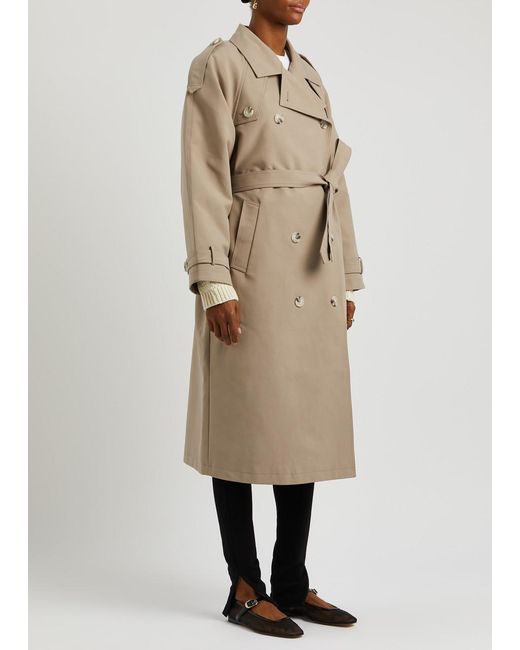Meotine Natural Bobby Cotton Trench Coat