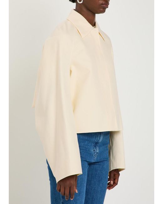 Another Tomorrow Natural Cotton Jacket