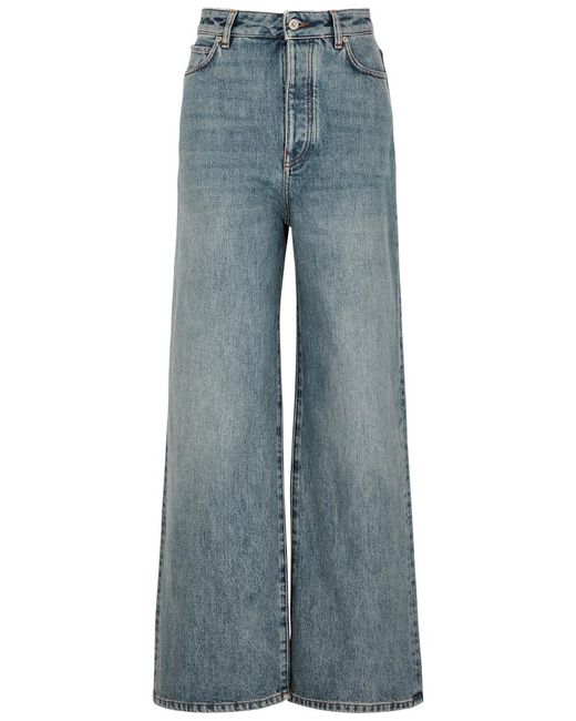 Loewe Blue Wide-Leg Jeans