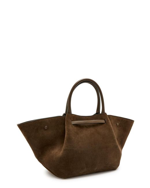 DeMellier London Brown The Midi New York Suede Tote Bag