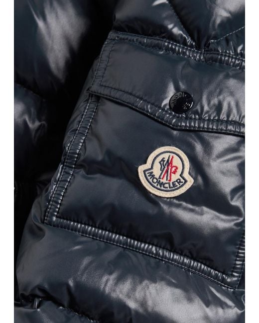 Moncler Black Maya Padded Shell Jacket for men