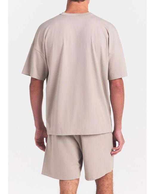Skims White Relaxed Cotton T-Shirt for men
